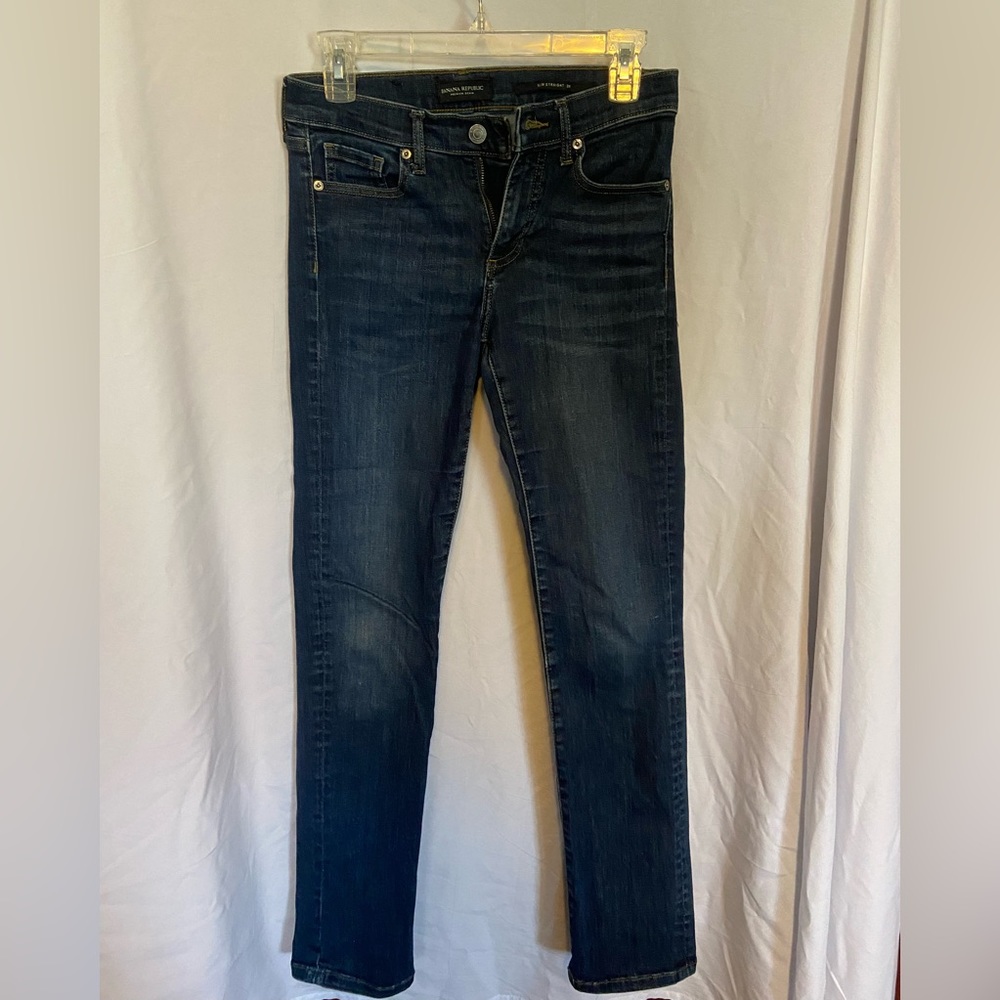 Banana Republic premium denim slim straight jeans size 26